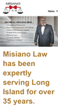 Mobile Screenshot of misianolaw.com